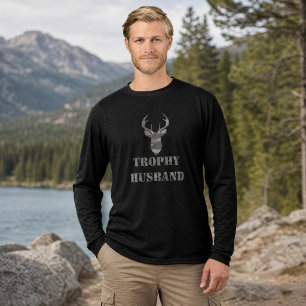 Camiseta Triblenda Marido Trofeo Regalo Divertido para Hombres Manga