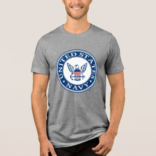 Camiseta Triblenda Marina de Estados Unidos   Alteración naval Emblem