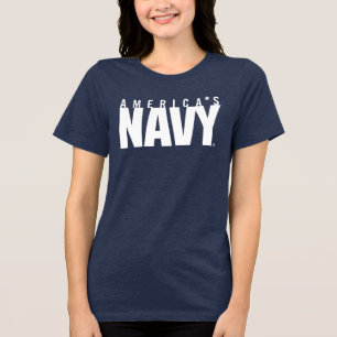 Camiseta Triblenda Marina de Estados Unidos   Armada estadounidense