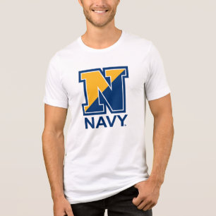 Camiseta Triblenda Marina de Estados Unidos   N inicial de la marina