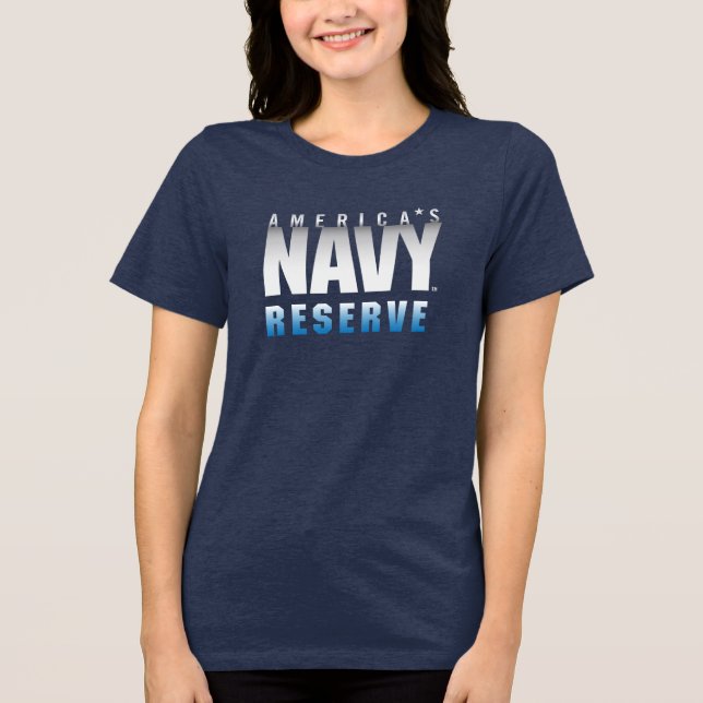 Camiseta Triblenda Marina de Estados Unidos | Reserva naval de Estado (Anverso)