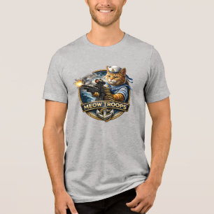 Camiseta Triblenda Marines Gatito.