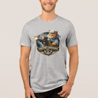 Camiseta Triblenda Marines Gatito.
