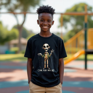 Camiseta Triblenda Marioneta - Ven A Jugar Conmigo Personalizado