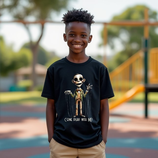 Camiseta Triblenda Marioneta - Ven A Jugar Conmigo Personalizado (For the son who likes things a little on the creepy side.)