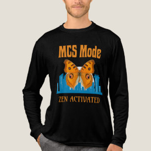 Camiseta Triblenda Mariposa activada por Zen de concienciación sobre