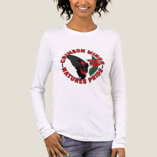 Camiseta Triblenda Mariposa Crimson Wings Orgullo de la Naturaleza