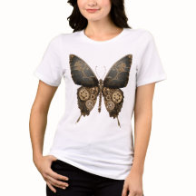 Mariposa de vaporización oscura con artes de vinta