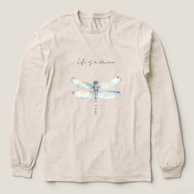 Camiseta Triblenda Mariposa Dream Blue Mint (Diseño traserp)