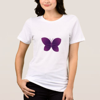 Camiseta Triblenda Mariposa elegante en armonía geométrica