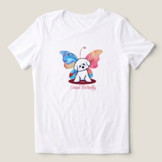 Camiseta Triblenda Mariposa KiniArt Bichon