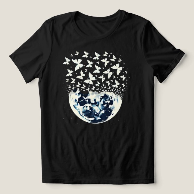 Camiseta Triblenda Mariposa lunar (Diseño delantero )