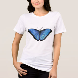 Camiseta Triblenda Mariposa morfa azul