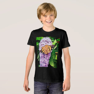 Camiseta Triblenda mariposa naranja