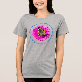 Camiseta Triblenda Mariposa y Flor de Tu Fidelidad