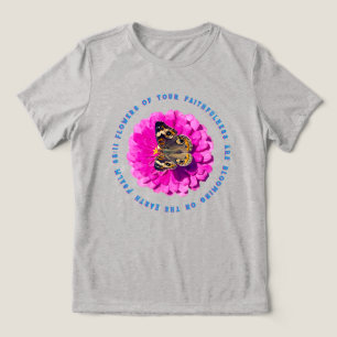 Camiseta Triblenda Mariposa y Flor de Tu Fidelidad