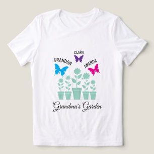 Camiseta Triblenda Mariposas de colores simples Abuela