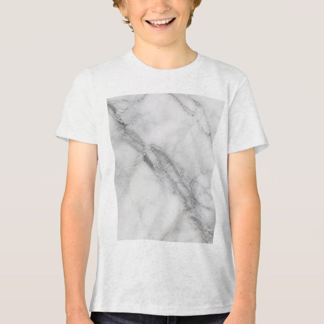Camiseta Triblenda Mármol Blanco (Anverso)