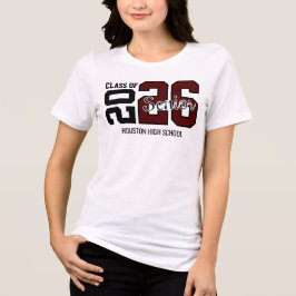 Camiseta Triblenda Maroon Congrats Graduation