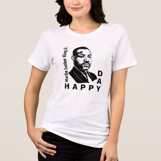 Camiseta Triblenda Martin Luther King Day Equality Legacy (Anverso)