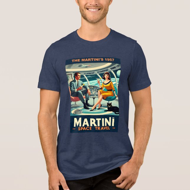 Camiseta Triblenda Martini Space Travel Posters The Martini's 1957 (Anverso)