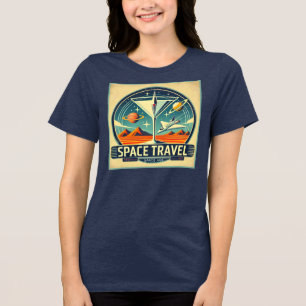 Camiseta Triblenda Martini Viajes Espaciales 1957 Logo Nuevos Mundos