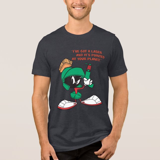 Camiseta Triblenda MARVIN EL MARTIAN™ con láser apuntado (Anverso)