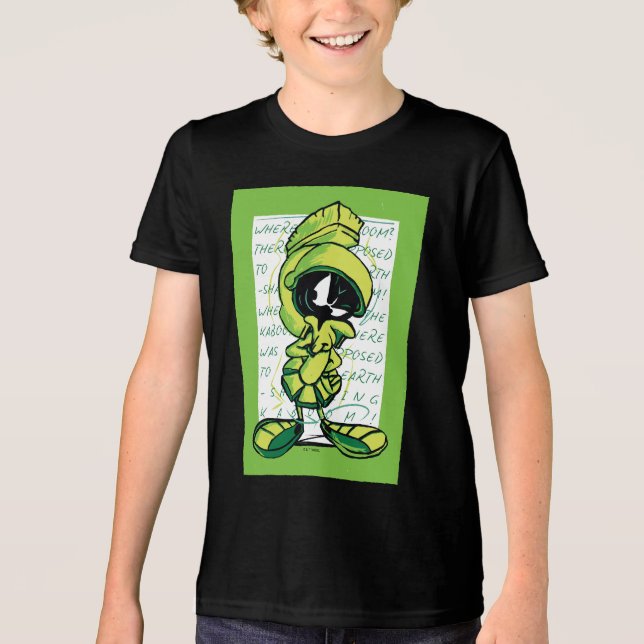 Camiseta Triblenda MARVIN THE MARTIAN™ Quote Sketch (Anverso)