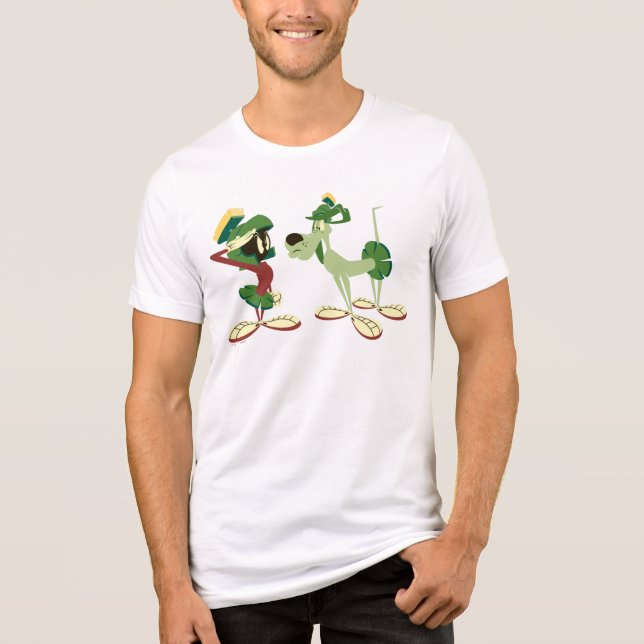 Camiseta Triblenda MARVIN THE MARTIAN™ y K-9 (Anverso)
