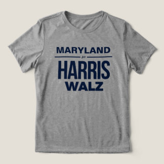 Camiseta Triblenda Maryland para Harris Walz
