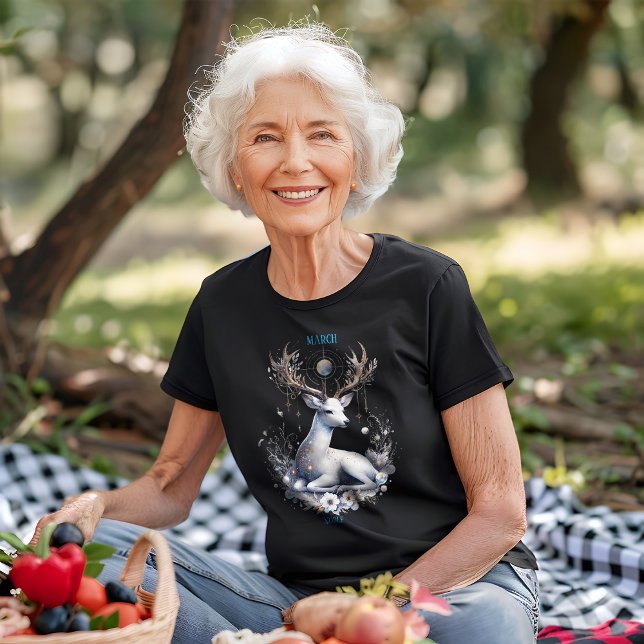 Camiseta Triblenda Marzo Mes de Nacimiento Espíritu Animal (Subido por el creador)