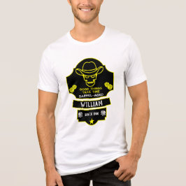Camiseta Triblenda Más allá de la colina envejeciendo