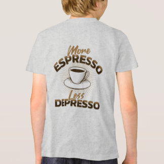 Camiseta Triblenda Más Espresso Menos Depresso – Diseño de cita de ca