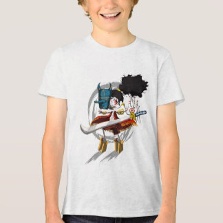 Camiseta Triblenda Máscara de Demonio Chibi Samurái Guerrero