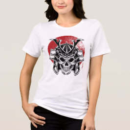 Camiseta Triblenda Máscara Samurai Oni / Samurai Oni Mask Women