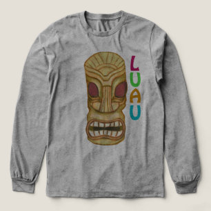 Camiseta Triblenda Máscara Tiki Hawaiana Luau