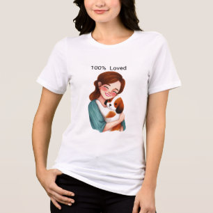 Camiseta Triblenda Mascota 100% amada