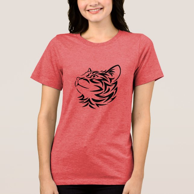Camiseta Triblenda Mascota Cat (Anverso)