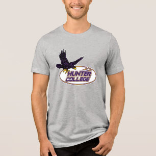 Camiseta Triblenda Mascota de los Hawks de Hunter College