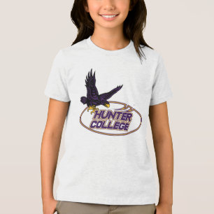 Camiseta Triblenda Mascota de los Hawks de Hunter College