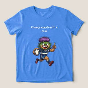 Camiseta Triblenda Mascota de Rugby Espinosa Espiga Escocesa
