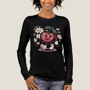 Camiseta Triblenda Mascota Delight Cherry - Personaje Retro Cherry
