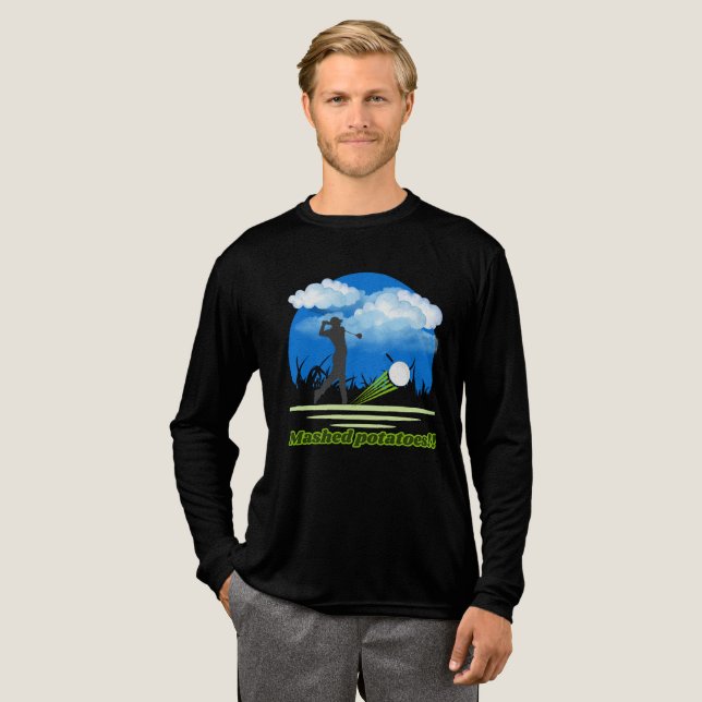 Camiseta Triblenda Mashed Potatoes long sleeve shirt (Anverso Completo)