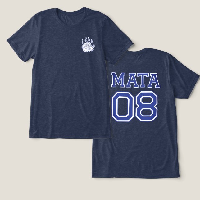Camiseta Triblenda Mata (Diseño Anverso y Reverso)