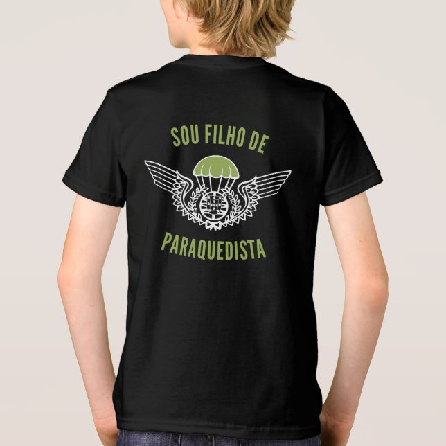 Camiseta Triblenda Matching Family Portuguese Paratrooper (Reverso )