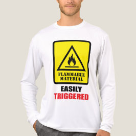 Camiseta Triblenda Material Inflamable - Fácilmente Desencadenado
