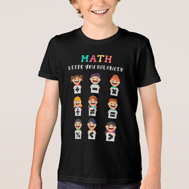 Camiseta Triblenda Math keeps you balanced (Anverso)
