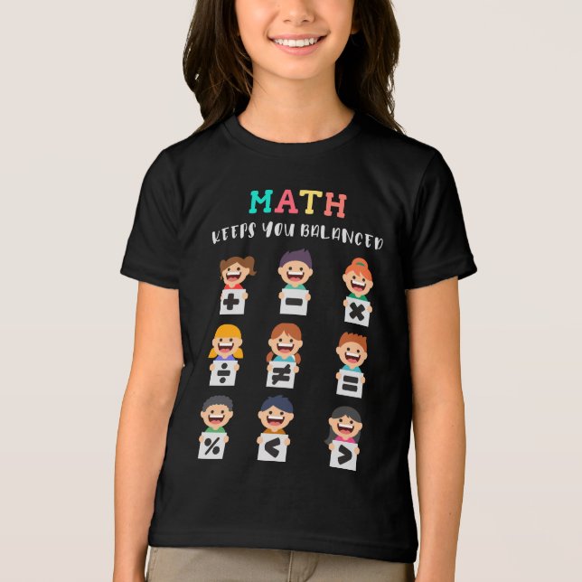 Camiseta Triblenda Math keeps you balanced (Anverso)