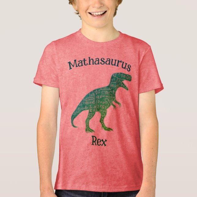 Camiseta Triblenda Mathasaurus Rex (Anverso)