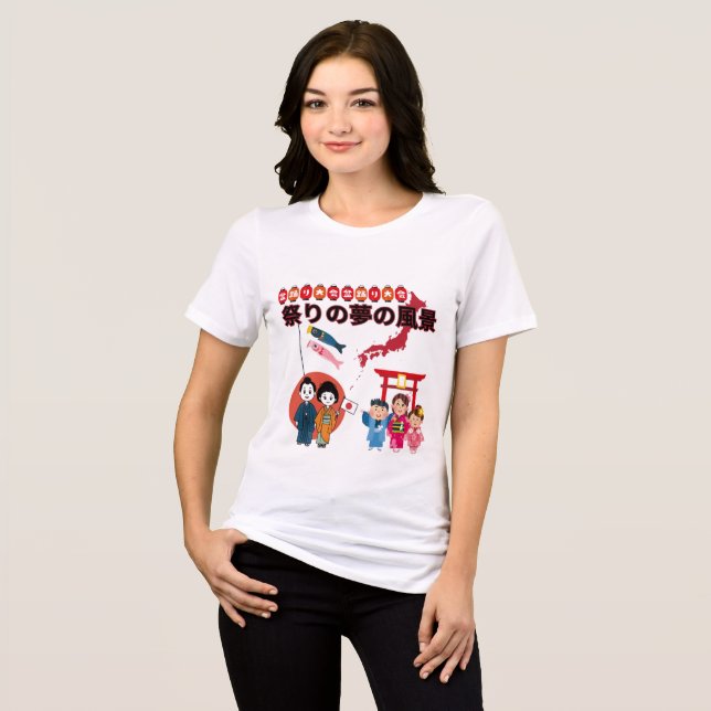 Camiseta Triblenda Matsuri Dreamscape blanco (Anverso Completo)